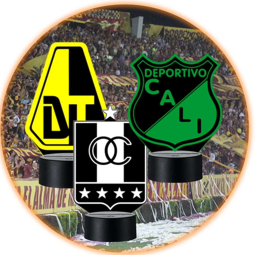 Lámparas LED Clubes Futbol de Colombia