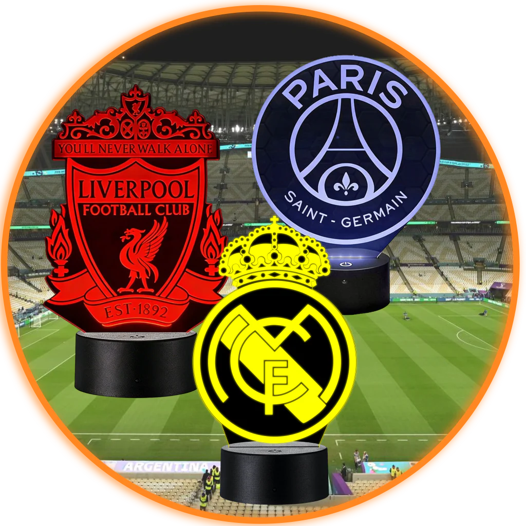 Lámparas LED Clubes Futbol de Europa
