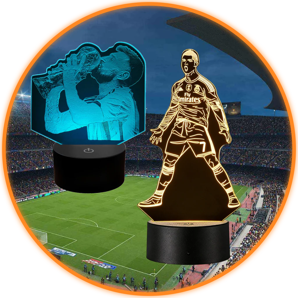 Lámparas LED Estrellas del Futbol
