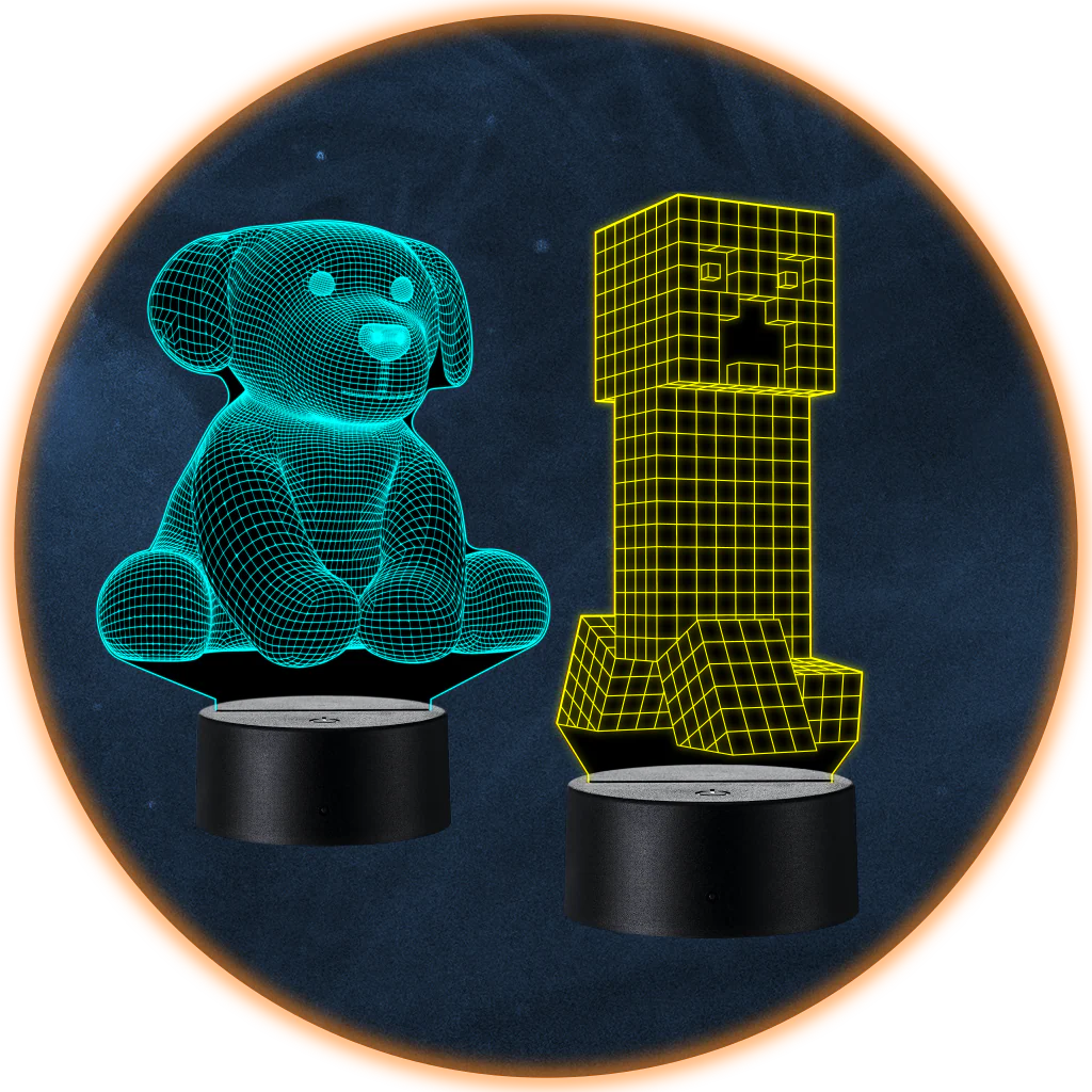 Lámparas LED Modelos 3D