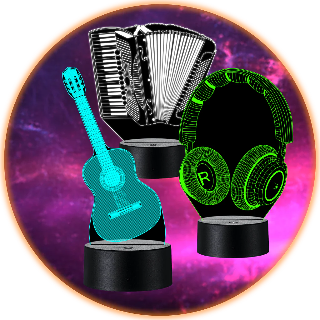 Lámparas LED Música