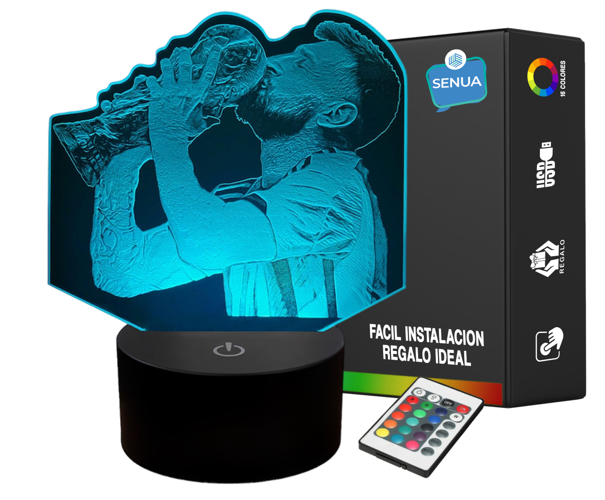 Lámpara Messi World Cup