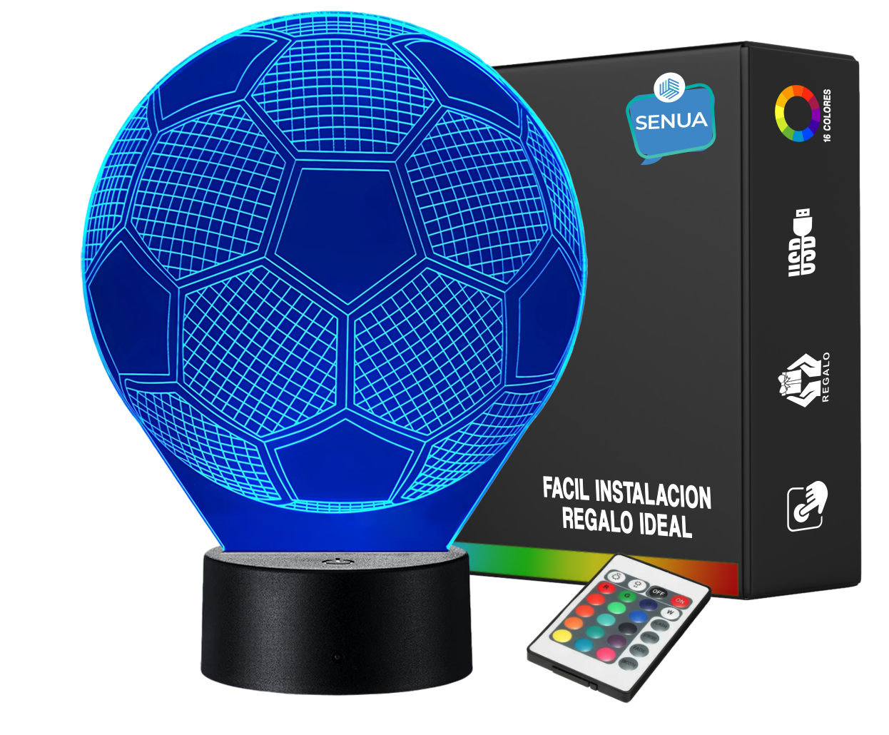 Lámpara Balon De Futbol