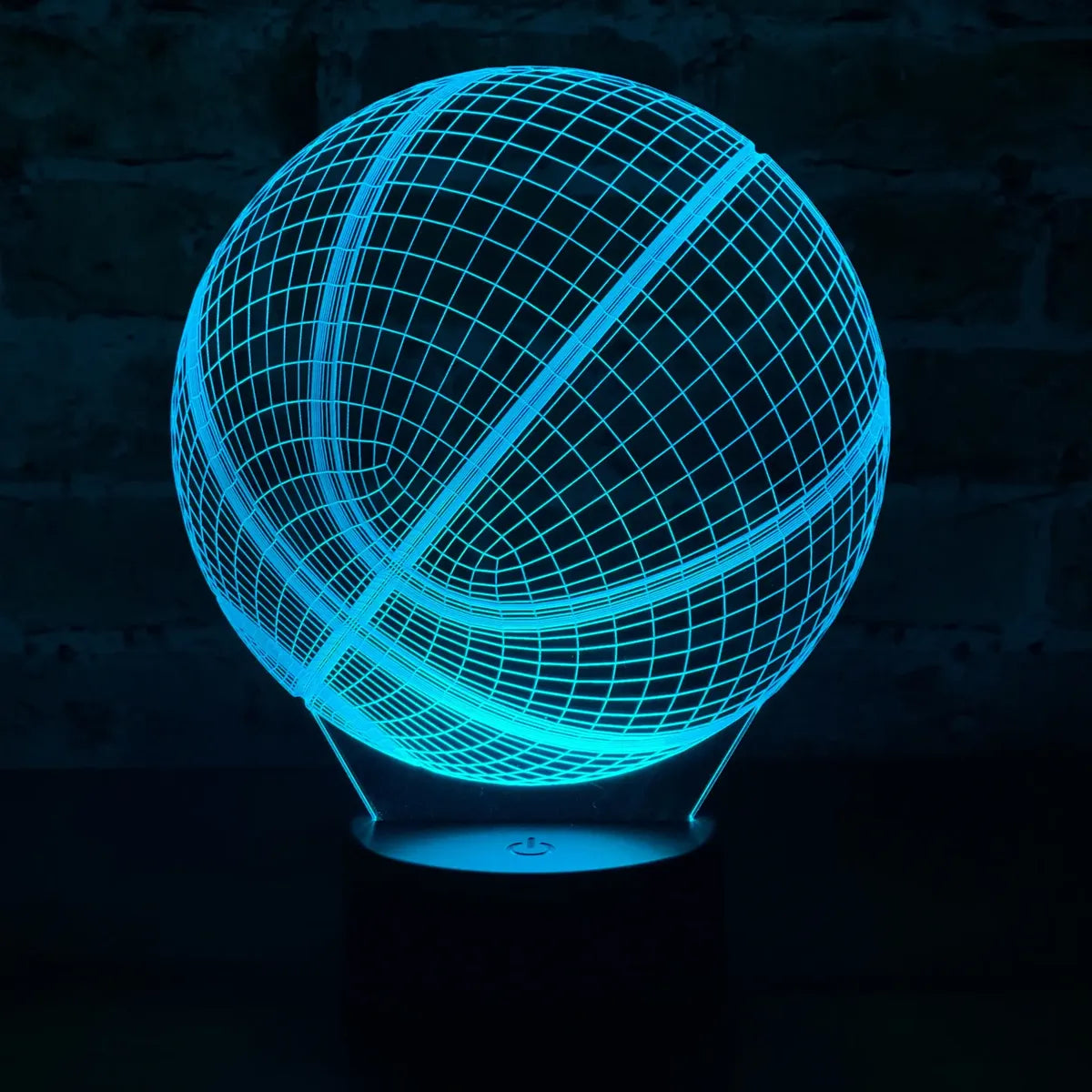 Lámpara LED Balón Baloncesto 3D