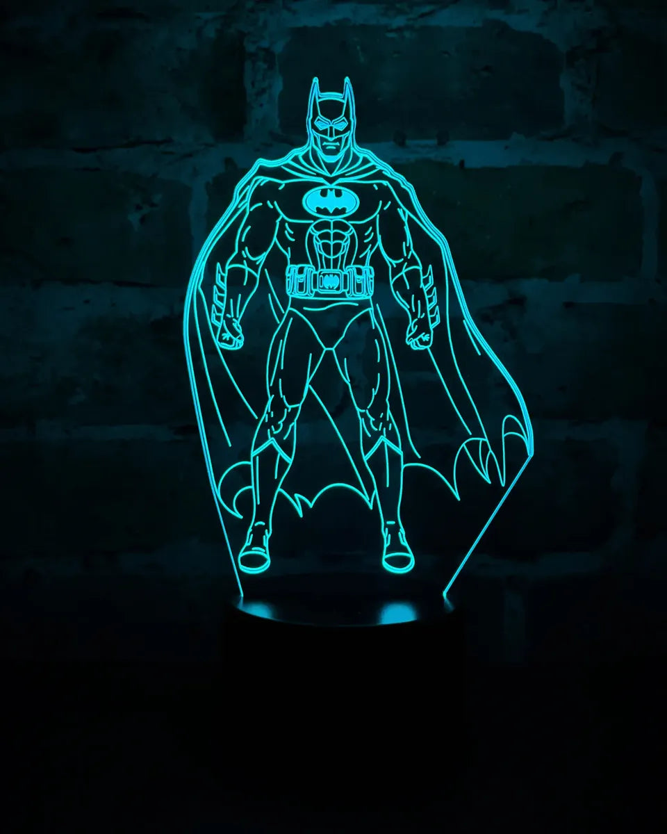 Lámpara LED Batman con Capa
