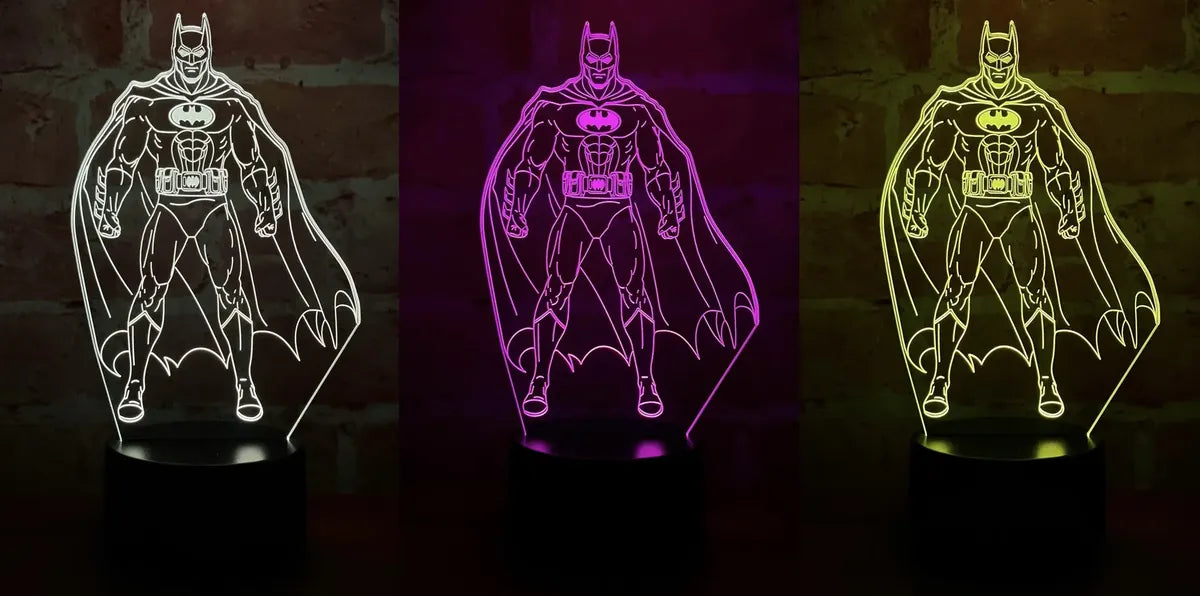 Lámpara LED Batman con Capa