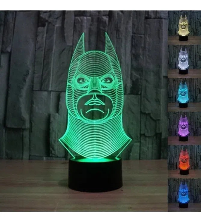 Lámpara LED Cabeza de Batman