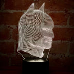 Lámpara LED Batman Cabeza 3D