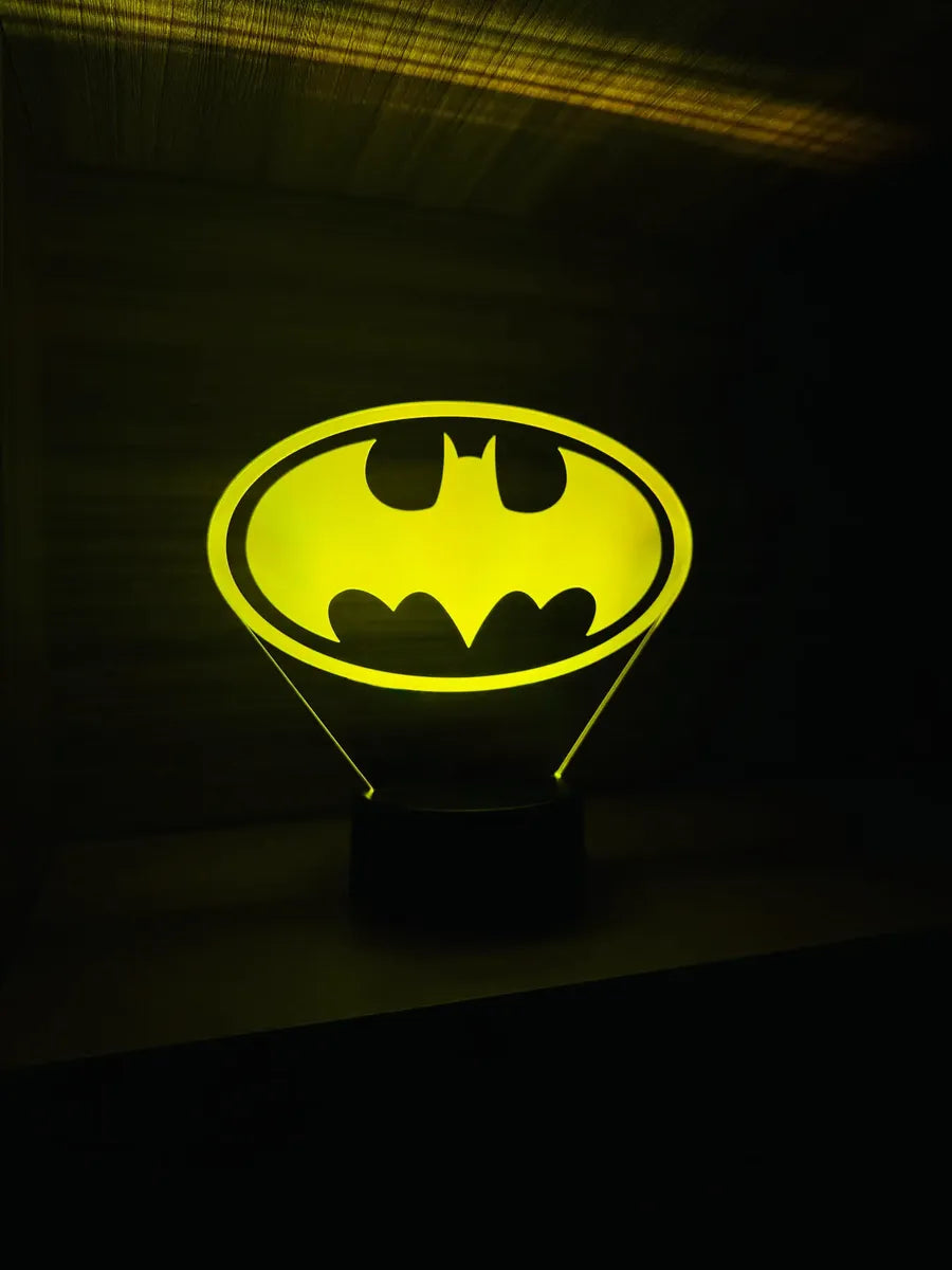 Lámpara LED Emblema de Batman