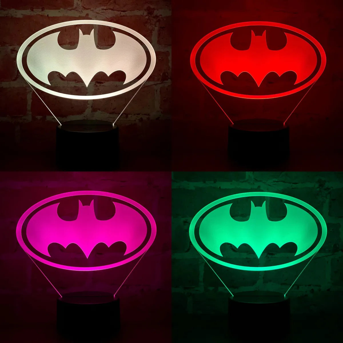 Lámpara LED Emblema de Batman