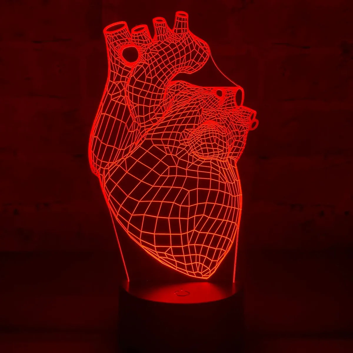 Lámpara LED Corazon 3D Modelo 1