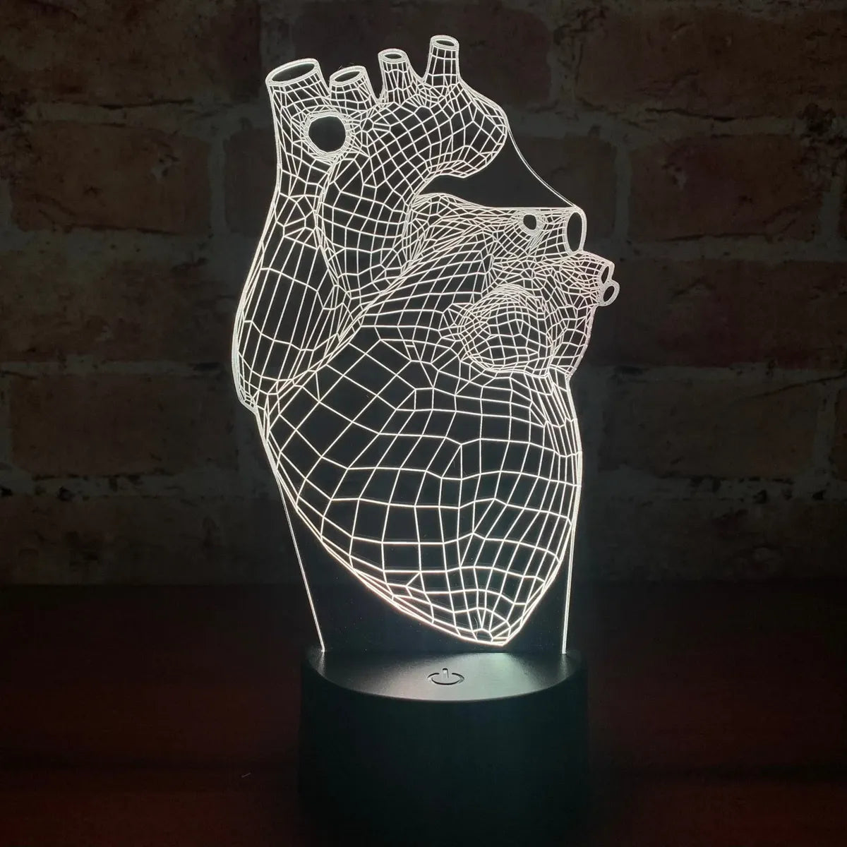 Lámpara LED Corazon 3D Modelo 1
