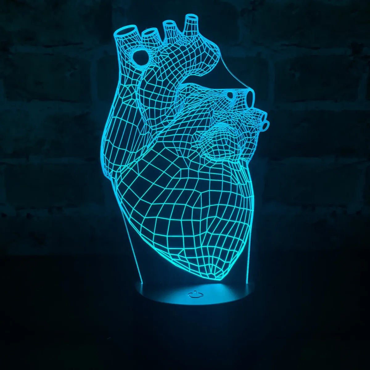 Lámpara LED Corazon 3D Modelo 1