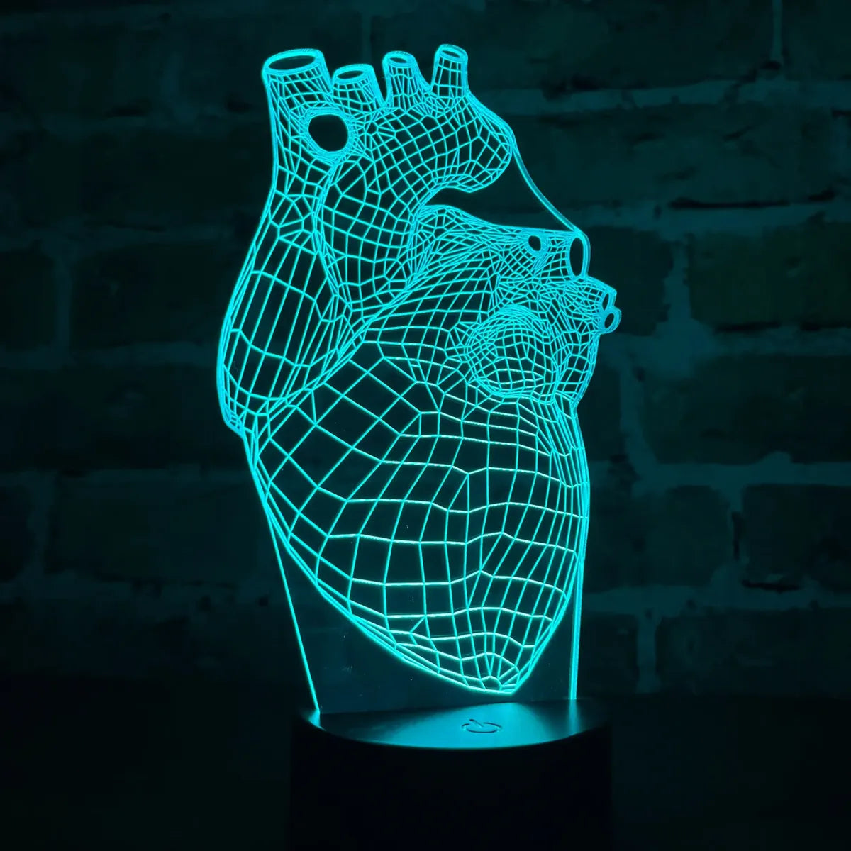 Lámpara LED Corazon 3D Modelo 1