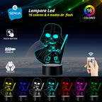 Lámpara LED Darth Vader (Modelo 1)