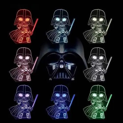 Lámpara LED Darth Vader (Modelo 1)