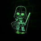 Lámpara LED Darth Vader (Modelo 1)