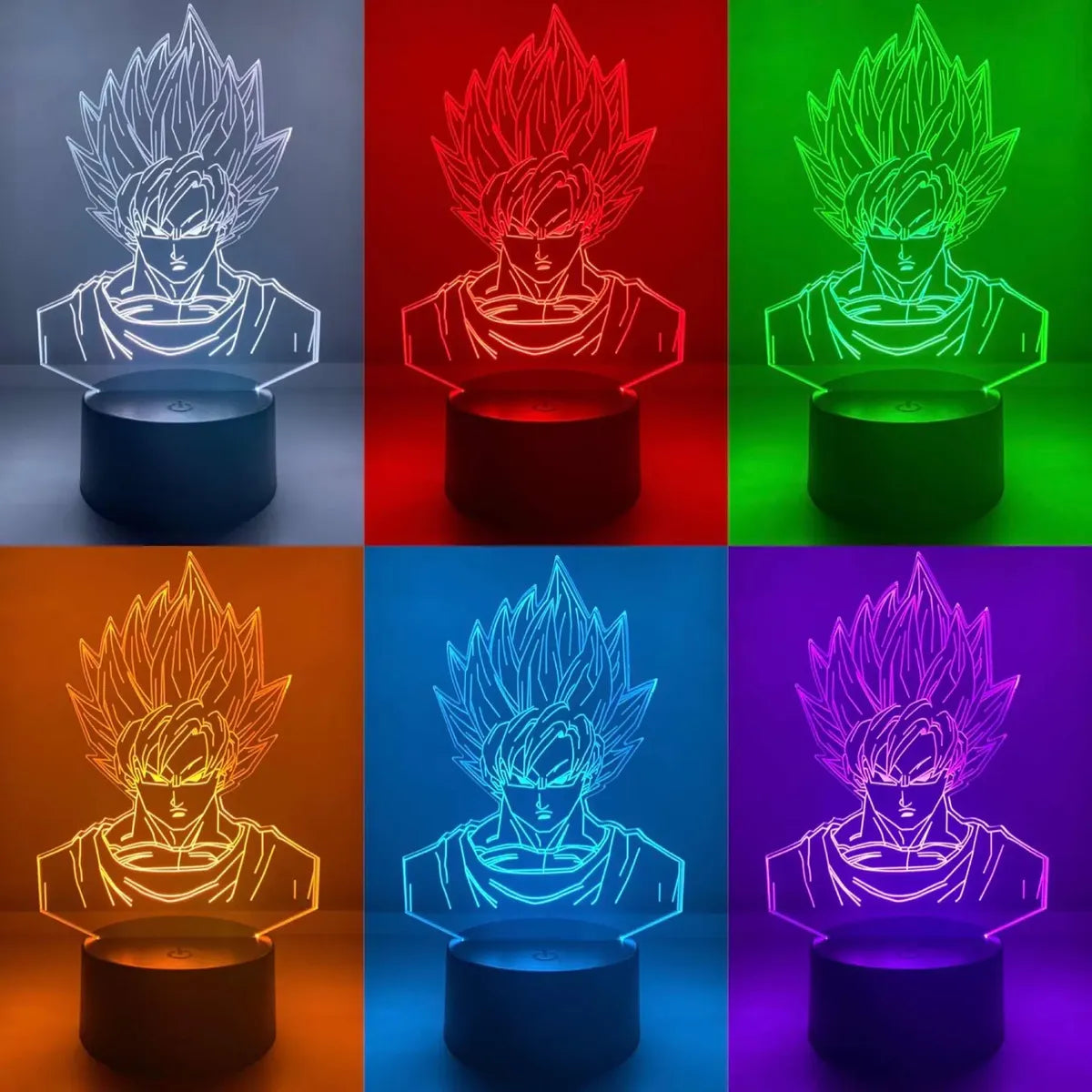 Lámpara LED Dragon Ball Z Goku