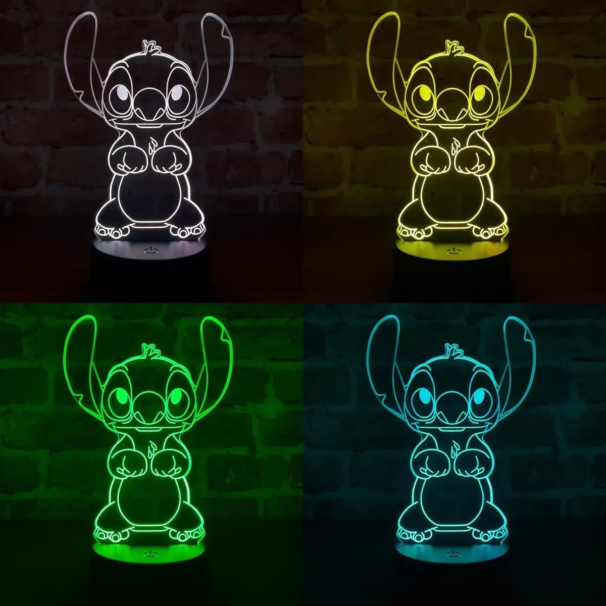 Lámpara LED Lilo y Stich (Modelo 1)