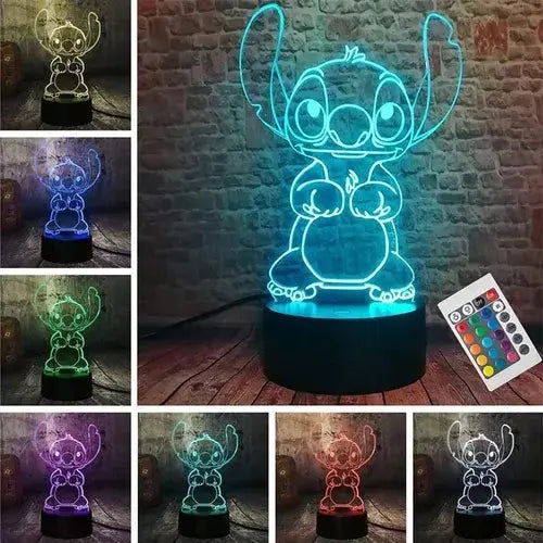 Lámpara LED Lilo y Stich (Modelo 1)