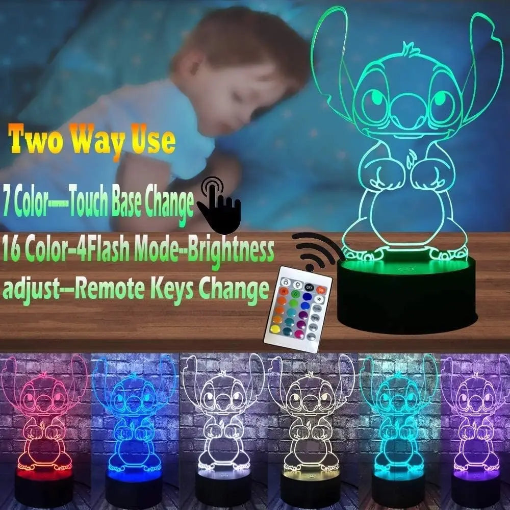Lámpara LED Lilo y Stich (Modelo 1)