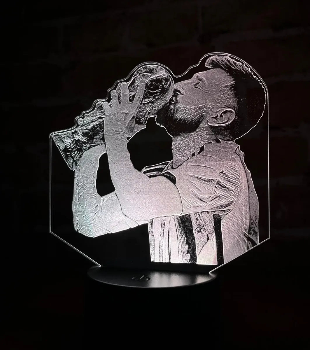 Lámpara LED Messi (copa del mundo)