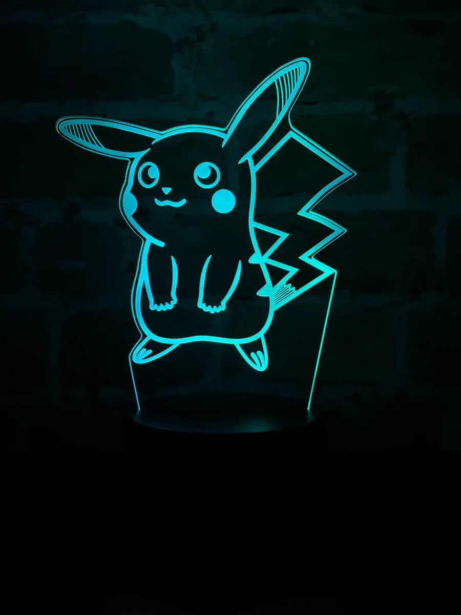 Lámpara LED Pikachu Pokemon (Modelo 2)
