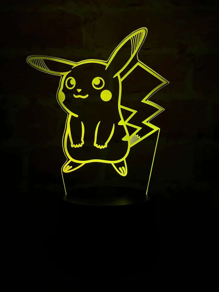 Lámpara LED Pikachu Pokemon (Modelo 2)