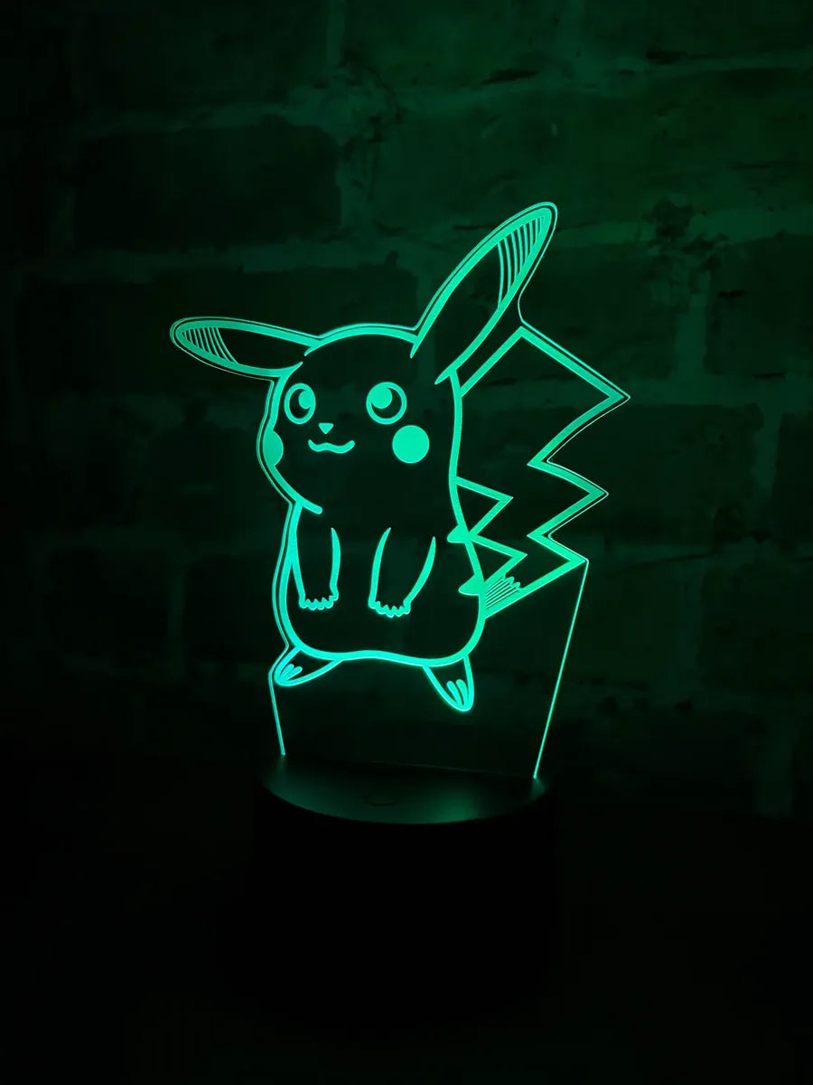 Lámpara LED Pikachu Pokemon (Modelo 2)