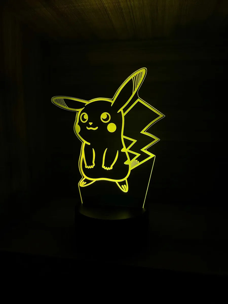 Lámpara LED Pikachu Pokemon (Modelo 2)