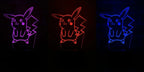 Lámpara LED Pikachu Pokemon (Modelo 2)