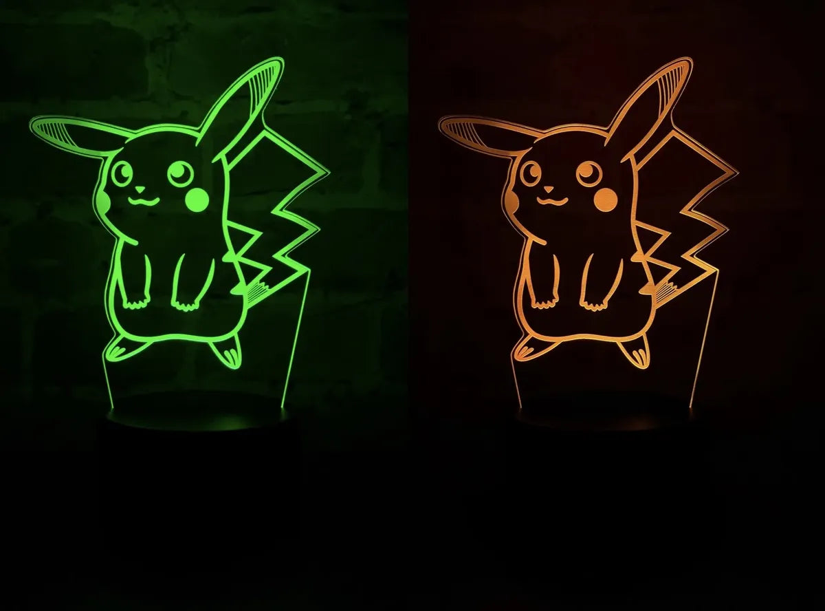Lámpara LED Pikachu Pokemon (Modelo 2)