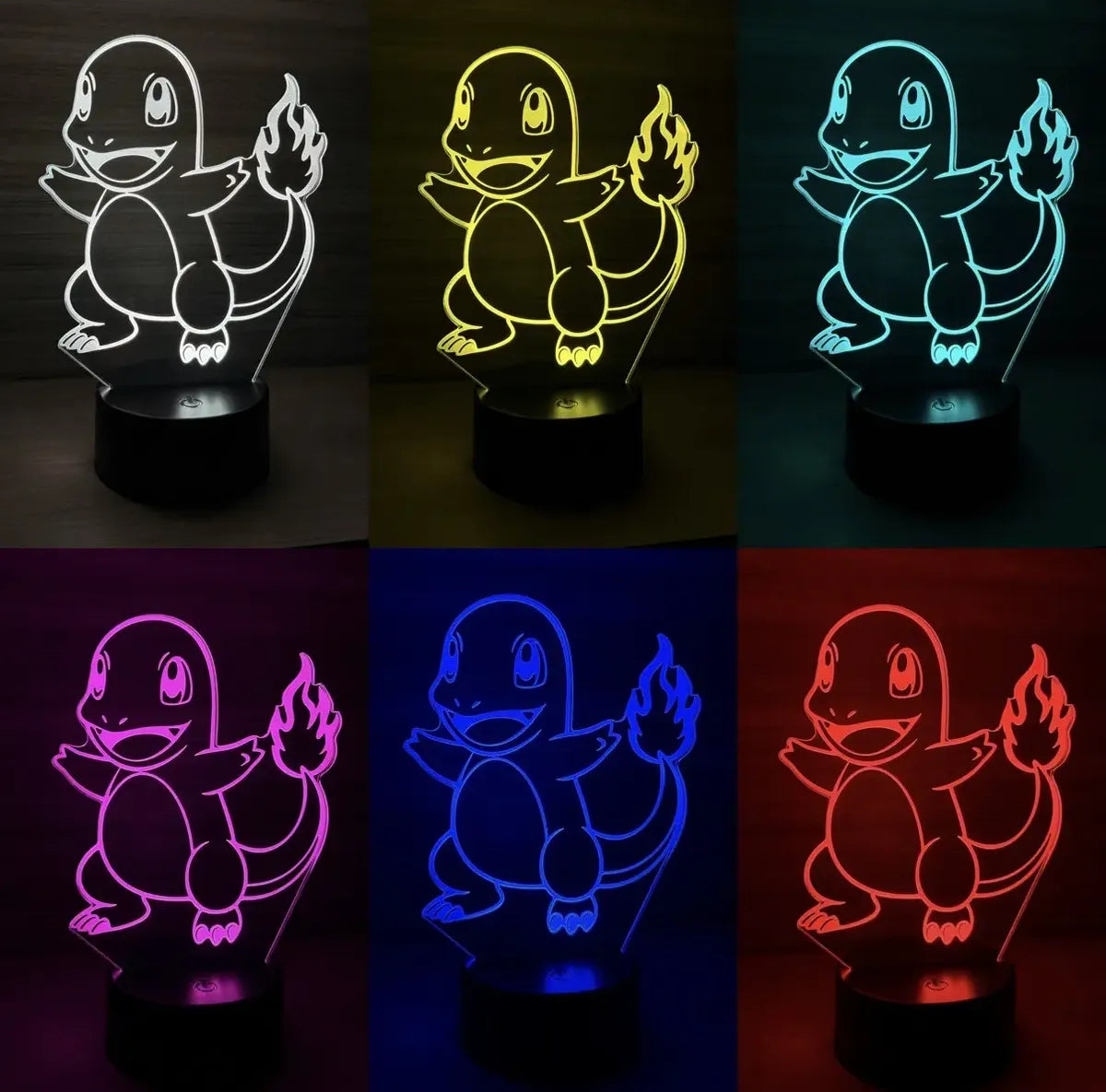 Lámpara LED Pokémon Charmander