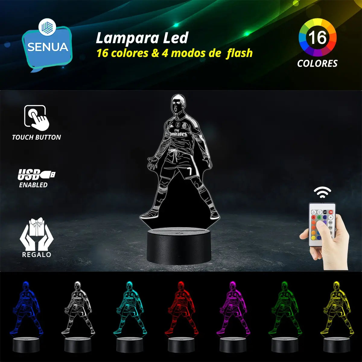 Lámpara LED Ronaldo (Modelo 1)