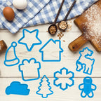 Moldes cortadores para galletas motivo navidad (Set 1)