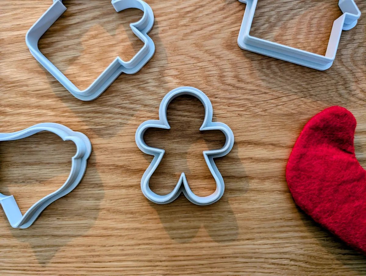 Moldes cortadores para galletas motivo navidad (Set 2)