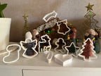 Moldes cortadores para galletas motivo navidad (Set 1)