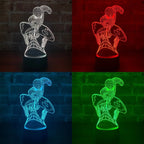 Lámpara LED Spiderman 3D (Modelo 1)