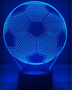 Lámpara LED Balón Futbol 3D