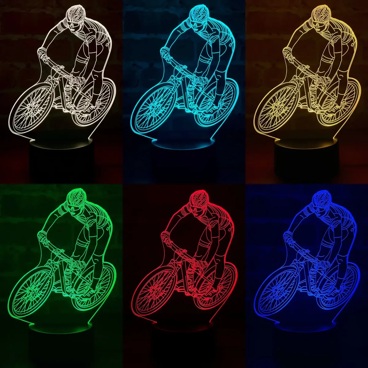 Lámpara LED Ciclista de Montaña