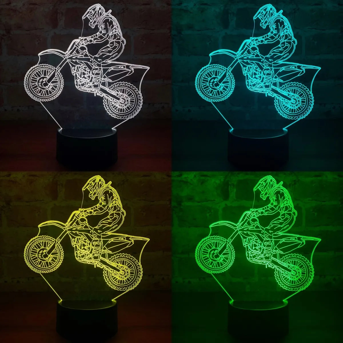 Lámpara LED Motocross Bike
