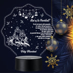 Lámpara LED con Dedicatoria - Navidad