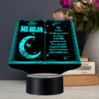 Lámpara LED con Dedicatoria - Hijo(a) Colección 2