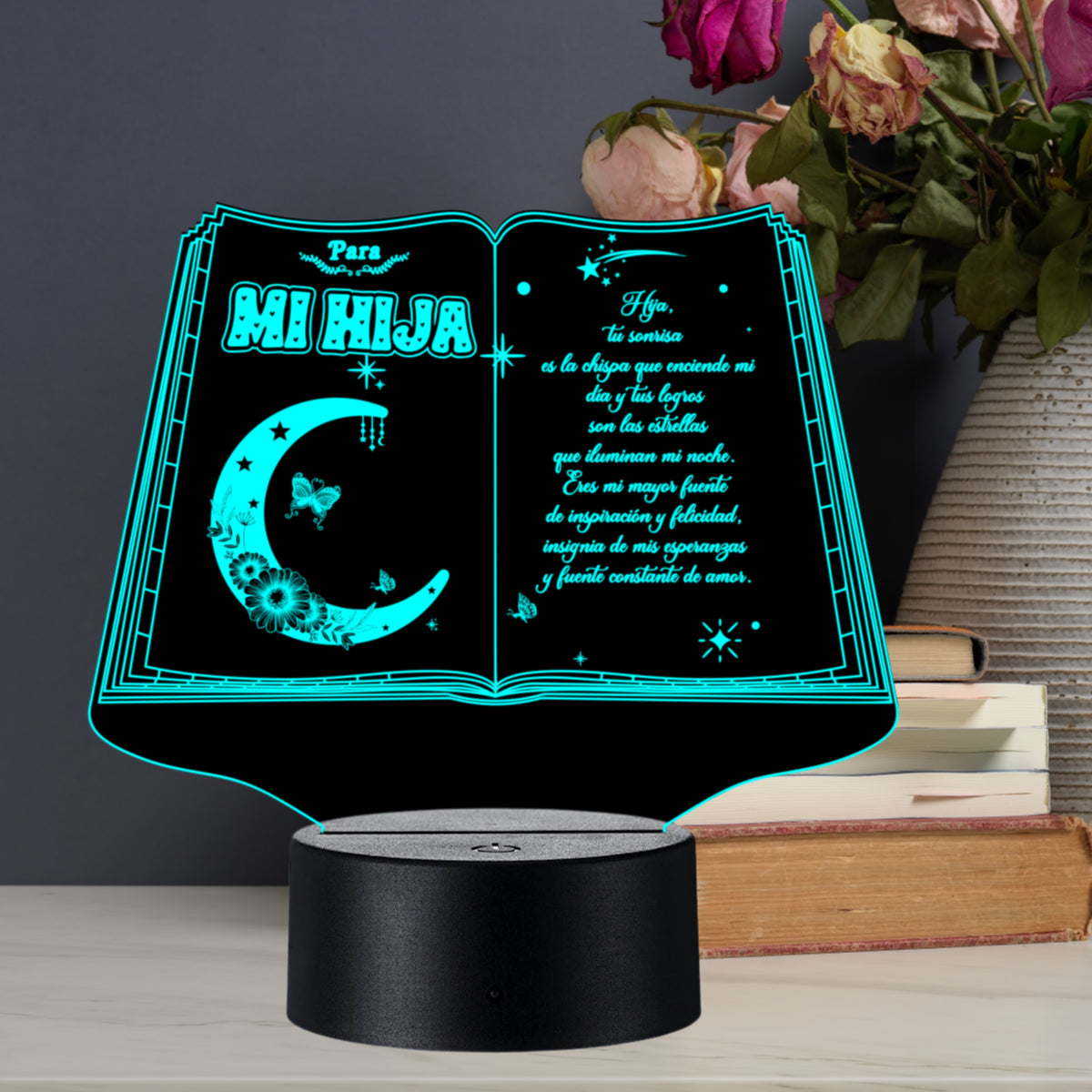 Lámpara LED con Dedicatoria - Hijo(a) Colección 2