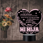 Lámpara LED con Dedicatoria - Hijo(a) Colección 2