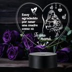 Lámpara LED con Dedicatoria - Mamá
