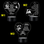 Lámpara LED con Dedicatoria - Aniversario