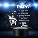 Lámpara LED con Dedicatoria - Papá