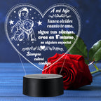 Lámpara LED con Dedicatoria - Hijo(a) Colección 1