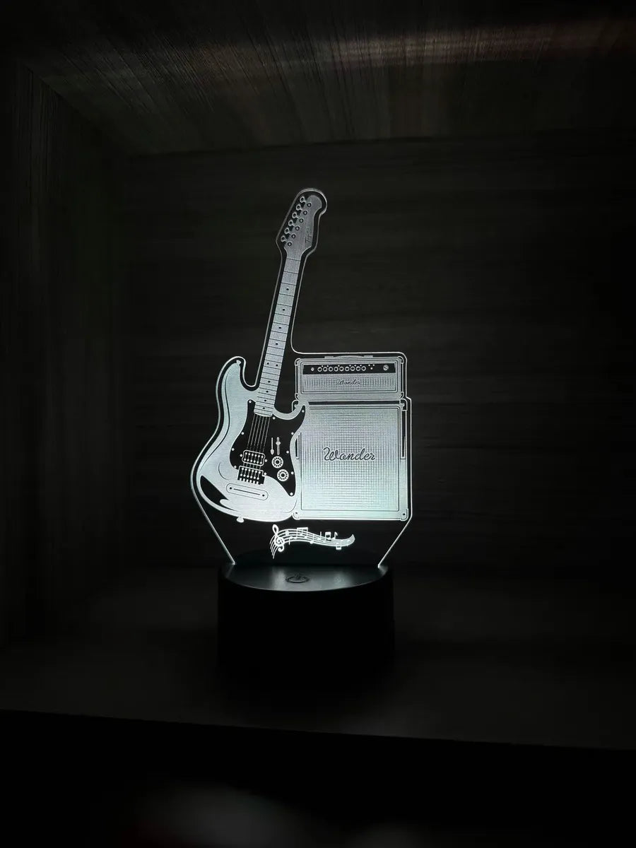 Lámpara LED Guitarra Eléctrica